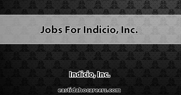 Jobs for Indicio, Inc.